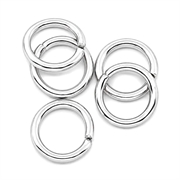 O-ring. 925 Sterling belagt. 4 mm. 10 stk.
